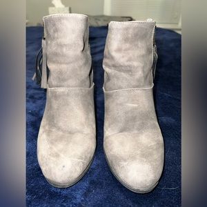 Gray Ankle Booties